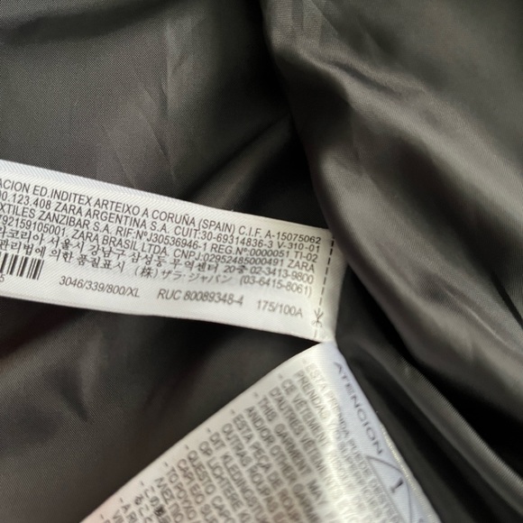 Zara Women’s Faux Leather Biker Jacket - Size XL - Picture 9 of 10